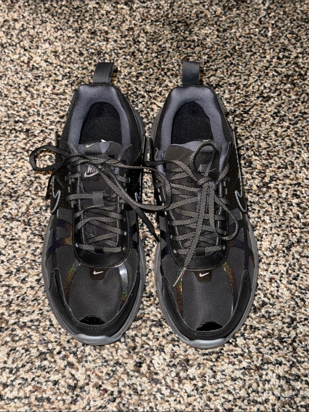 Nike Women’s Athletic Shoes Black with Iridescent Accents
